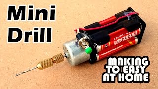 Watch How To Make a Mini Drill Machine Using Battery at Home - Mini Drill Video