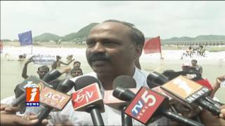 Watch CPI Stages Jala Deeksha For AP Special Status | Vijayawada | iNews Video