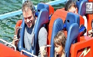 Watch Matt Damon Takes Daughter Gia To Disneyland (Video) Video