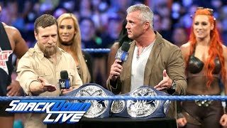 Watch The new SmackDown Tag Team and Women's Titles are unveiled: SmackDown Live, Aug. 23, 2016 Video