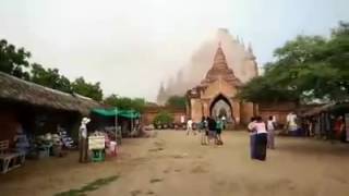 Watch Today's Earthquake in Myanmar destroyed historical place Bagan in Mandalady Dvision Video