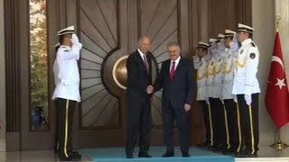 Watch Biden in Ankara as Turkey launches Syria operation Video