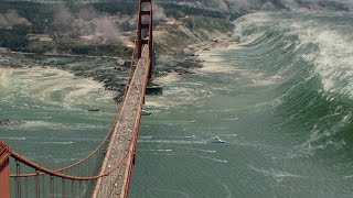 Watch Mega Tsunami - Scenes from the film San Andreas 2015 Video