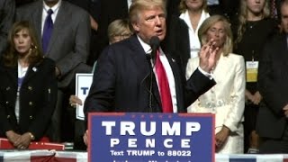 Watch Trump Welcomes Brexit Campaigner at Miss. Rally Video