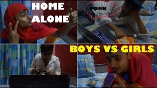 Watch Home Alone  BOYS VS GIRLS Video