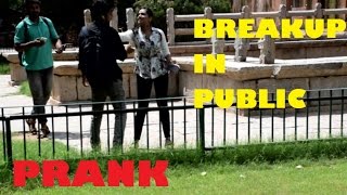 Watch BREAKUP in Public Prank Pranks in INDIA Video