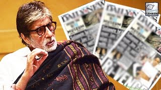 Watch Amitabh Bachchan's KICKASS Reply To Newspaper!! Video