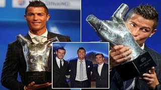 Watch Cristiano Ronaldo wins the UEFA Best Player in Europe Award Video