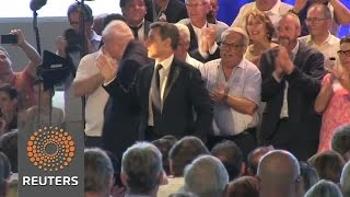 Watch Tough talk from France's Sarkozy Video