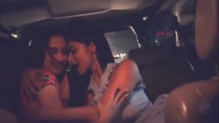 Watch Sanjeeda Sheikh and Mouni Roy go nuts on car's backseat Video