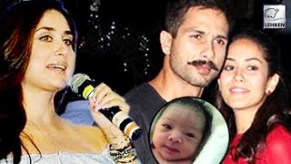 Watch Kareena Kapoor Congratulates Shahid -Mira For Baby Girl? Video