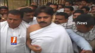 Watch Pawan Kalyan Discuss with Janasena Leaders Over Tirupati Public Meeting | iNews Video