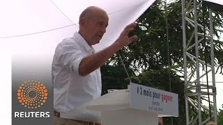Watch Juppe pitches "united France" in presidential bid launch Video