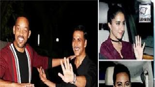 Watch Akshay Kumar's Rustom SUCCESS Party - Will Smith - Varun Dhawan Video