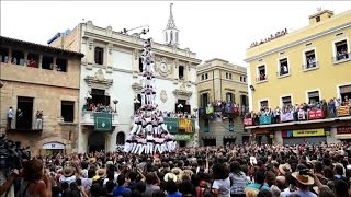 Watch Catalonian teams form human towers at traditional festival Video