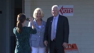 Watch Sen. John McCain Votes in Arizona Primary Video