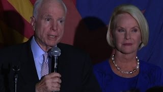 Watch Senator John McCain Wins Arizona Senate Primary Video