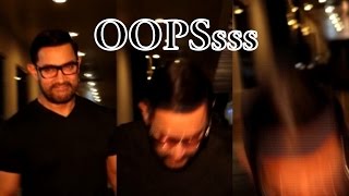 Watch This could have been a real bad fall for Aamir Khan Video