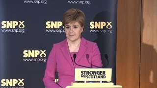 Watch Scottish leader launches new independence drive Video