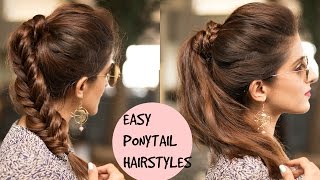 Watch Easy Braided Ponytails Back to School Hairstyles Knot me Pretty Video