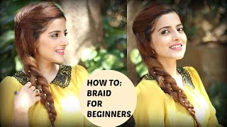 Watch How To: Braid Your Own Hair For Beginners Easy Braid Tutorial | Knot me Pretty Video
