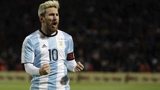 Watch Messi makes his international return, scores winning goal against Uruguay Video