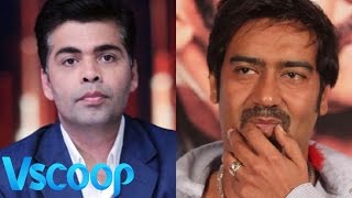 Watch Karan Johar Reacts To Ajay Devgn's KRK Controversy - VSCOOP Video