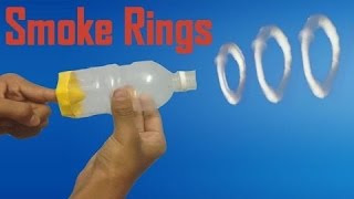 Watch how to make SMOKE RINGS with a water bottle Video