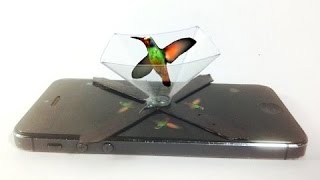 Watch How to make holographic projection at home HOLOGRAM Video
