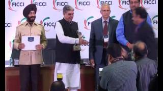 Watch P  Vijayan, DIG Kerala Police receiving Special Jury Award at FICCI Smart Policing Award Video