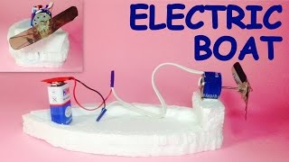 Watch How to Make a Simple Toy Boat with DC Motor at Home Video
