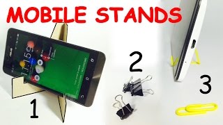 Watch How to Make Mobile Stand at Home - Easy & Simple Mobile Phone Stand Video