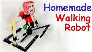 Watch How to make a WALKING ROBOT at HOME Easy Video