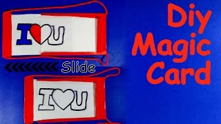 Watch IMPRESS Your GIRLFRIEND with MAGIC SLIDER CARD - Diy Magic Card Video