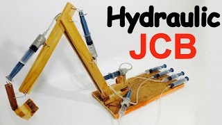 Watch How to make JCB at Home easily - Backhoe - DIY Project Video