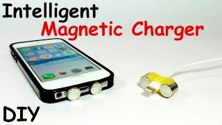 Watch How to Make an INTELLIGENT MAGNETIC MOBILE CHARGER - DIY Gadget Video