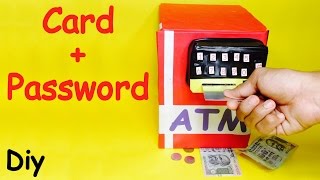 Watch How to Make Piggy Bank ATM Machine at Home - DIY Craft for Kids Video