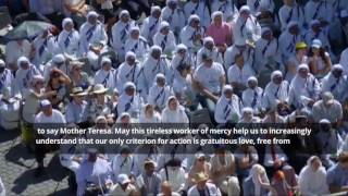Watch Pope declares Mother Teresa a Saint: Mother Teresa sainthood Video