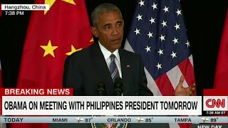 Watch President Obama Responds to Duterte Calling Him a Son of a Bitch Video