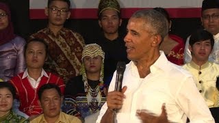 Watch Obama links US Olympic success to genetic diversity Video