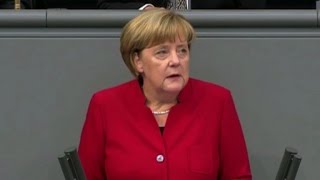 Watch Merkel warns German parties against populist race to the bottom Video
