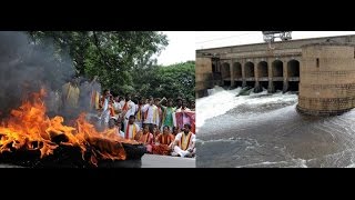 Watch Karnataka Releases Cauvery Water To Tamil Nadu, Protests Intensify Video