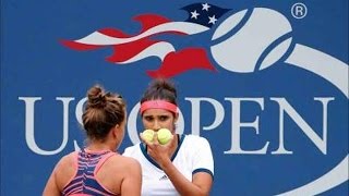 Watch US Open 2016 - Quarter-Finals - Sania MirzaÂ & Barbora Strycova Knocked Out Of Women's Doubles Video