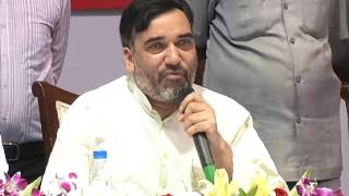 Watch Labour Minister Gopal Rai Addresses at Shramik Samvad Programme Video