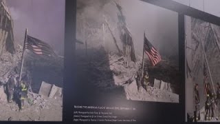 Watch Lost Iconic 9/11 Flag Unveiled At Museum Video