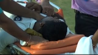 Watch Pragyan Ojha suffers horrific head injury in Duleep Trophy match Video