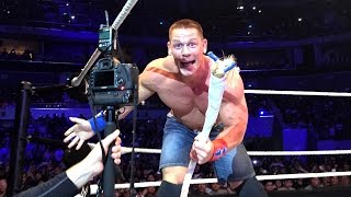 Watch Watch what happens after a ring rope snaps during John Cena match at WWE Live Manila Video