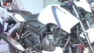 Watch TVS APACHE BIKE INDIAN NEW MODEL LOOK VIDEO SHOW REEL DEMO 2014 Video