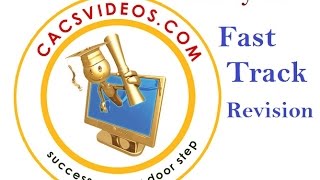 Watch CA FINAL ISCA Fast Track Revision MAY 16 Chapter 1 Part 1 Video