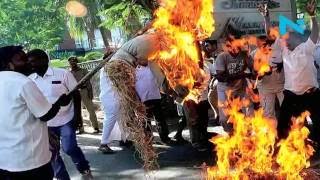 Watch Cauvery row: Bengaluru, Mysuru face street violence Video